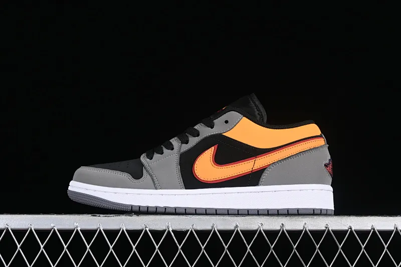 All categories Air Jordan Jordan series basketball shoes Air Jordan 1 Low Air Jordan 1 Low "Black Orange" AJ1 Joe 1 light stone black and yellow FN7308-008